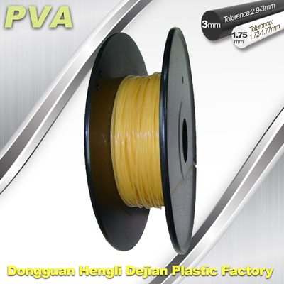 0.5kg/목록 수용성 필라멘트 PVA 1.75mm/3,0mm 자연적인 색깔