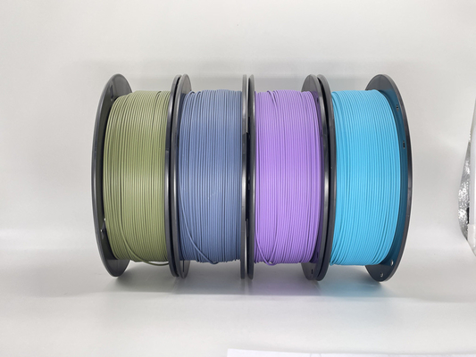 Matte PLA 3D Printer Filament 7 Colors Vacuum Packing With Desiccant