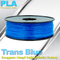 파란 PLA 3d 인쇄 기계 필라멘트 1.75mm의 pla 1kg 온도 200°C - 250°C