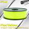 PLA Fluo 노란 3D 인쇄 기계 형광성 필라멘트 물자 1.75/3.0mm