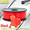 아BS 관례 1kg/목록 형광성 빨간 필라멘트 빛난 3d 인쇄 기계 소모품