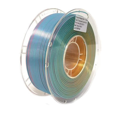 PINRUI 실크 레인보우 PLA 플라스틱 필라멘트 1.75mm 3D 필라멘트 1.75mm 마법 컬러 PLA 플라스틱 막대 PLA 필라멘트
