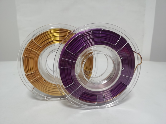 FDM 3D 프린터 플라 필라멘트를 위한 250g 실크 듀얼 컬러 트립 컬러 필라멘트