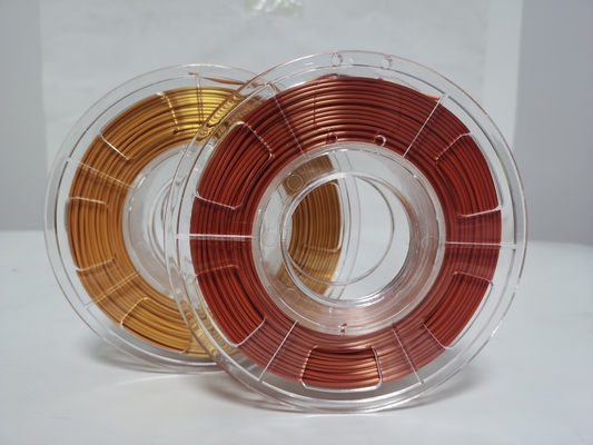 FDM 3D 프린터 플라 필라멘트를 위한 250g 실크 듀얼 컬러 트립 컬러 필라멘트