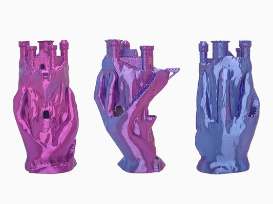 PINRUI 실크 레인보우 PLA 플라스틱 필라멘트 1.75mm 3D 필라멘트 1.75mm 마법 컬러 PLA 플라스틱 막대 PLA 필라멘트