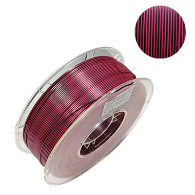 PINRUI 듀얼 컬러 실크 PLA 필라멘트 1.75mm 바이 컬러 3D 프린터 실크 PLA 필라멘트 1kg (2.2lbs)