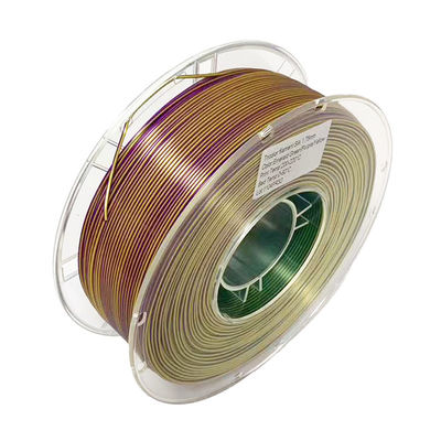 PINRUI 삼색 PLA 실크 필라멘트 1.75mm 1kg 스풀 삼색 PLA 실크 필라멘트 대부분의 FDM 프린터에 적합