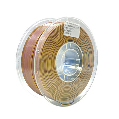 PINRUI 삼색 PLA 실크 필라멘트 1.75mm 1kg 스풀 삼색 PLA 실크 필라멘트 대부분의 FDM 프린터에 적합