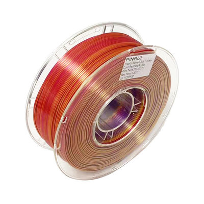 PINRUI 삼색 PLA 실크 필라멘트 1.75mm 1kg 대부분의 FDM 프린터에 적합