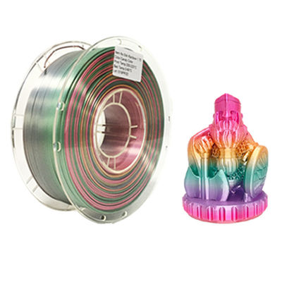 PINRUI 레인보우 PLA 실크 PLA 1.75mm 1kg 3D 프린팅용 다채로운 PLA 컬러 그라디언트 필라멘트