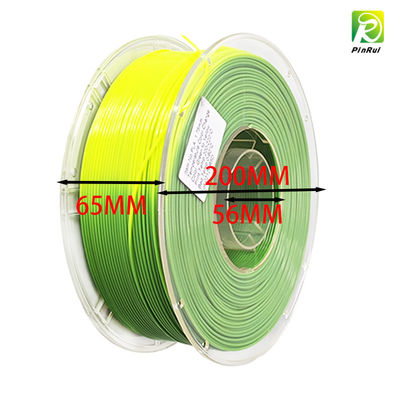 PINRUI 1kg 두 가지 색상 온도 반응 PLA 3D 인쇄 필라멘트 열 활성 색상 변화 실크 플라스틱 막대