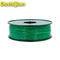 재생된 녹색 1.75 PLA 필라멘트/3d 인쇄 기계 플라스틱 필라멘트