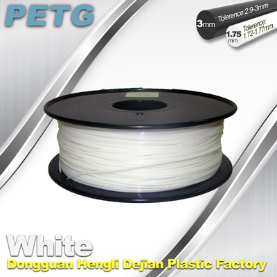 온도 저항 PETG 필라멘트 1.75/3.0mm 백색 필라멘트