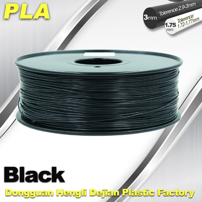 까만 PLA 3d 인쇄 기계 필라멘트 1.75mm/3.0mm 1.0 KG/목록