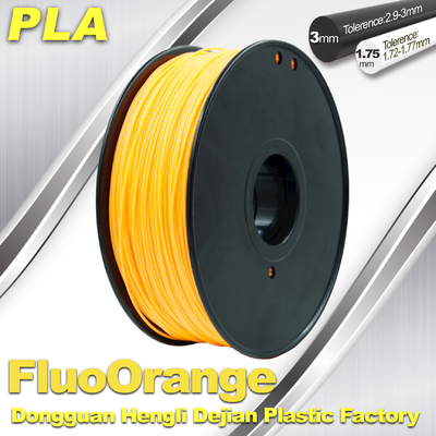 Eco 친절한 PLA 형광성 필라멘트 1.75mm/3.0mm 3D 인쇄 필라멘트