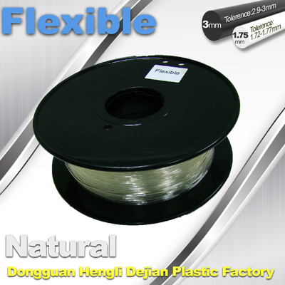 3d 인쇄용 소프트 pla 필라멘트 1.75/3.0mm 유연한 3d 프린터 필라멘트