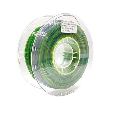 PINRUI 플렉서블 3D 프린터 녹색 필라멘트 8 컬러 1.75mm 3mm 1.0kgs HP 타입 매우 플렉서블 쇼어A95